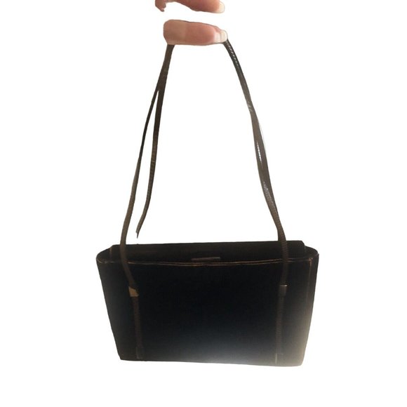 Gucci brown velvet purse with python straps - Picture 5 of 12